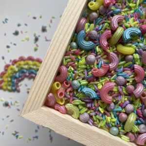 Värvitud sensoorne kuivaine segu 800g