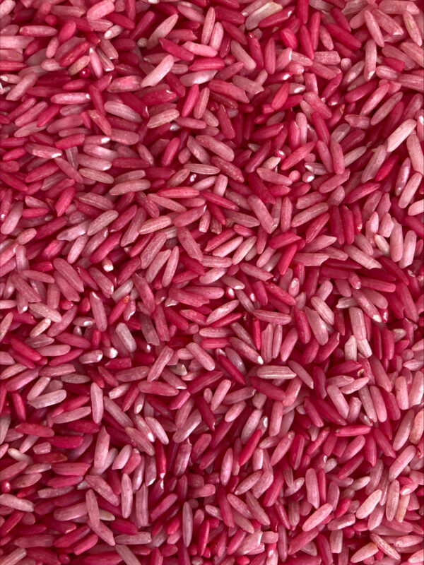 Värvitud sensoorne riis roosa 800g