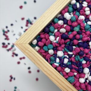 Värvitud sensoorne kuivaine segu 800g